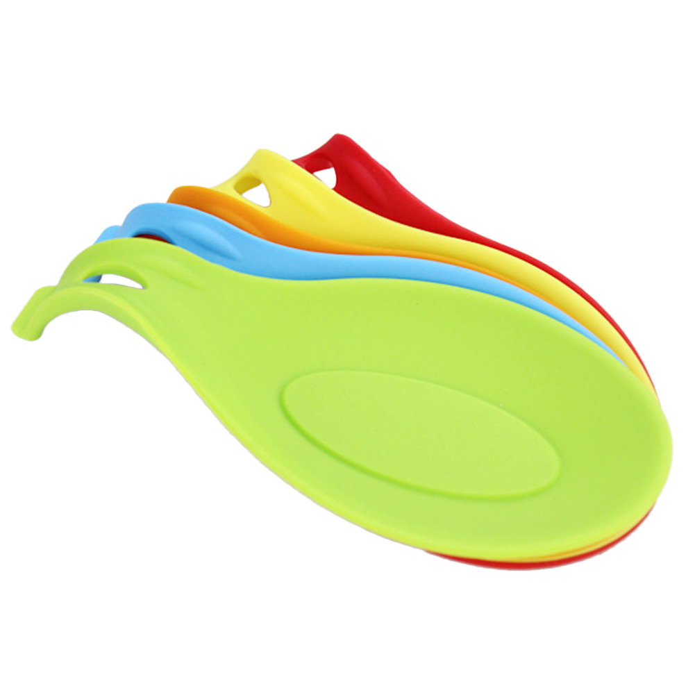 Süßigkeit-Farben-beständige Silikon-Löffel Mat Tischset Kit^\ Untersetzer T S2A1