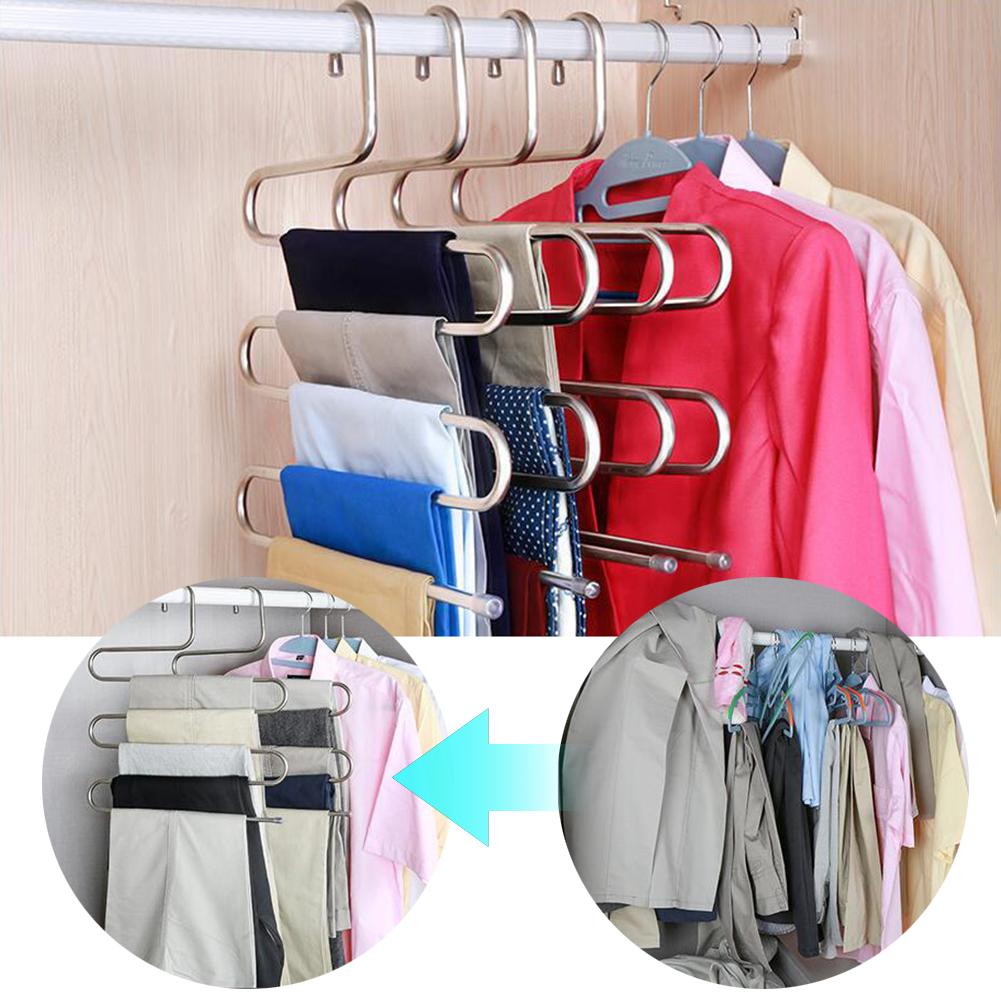 15Pcs Mini Kleiderbügel Home Easy Hook Closet Organizer Lagerregal Halter neu~