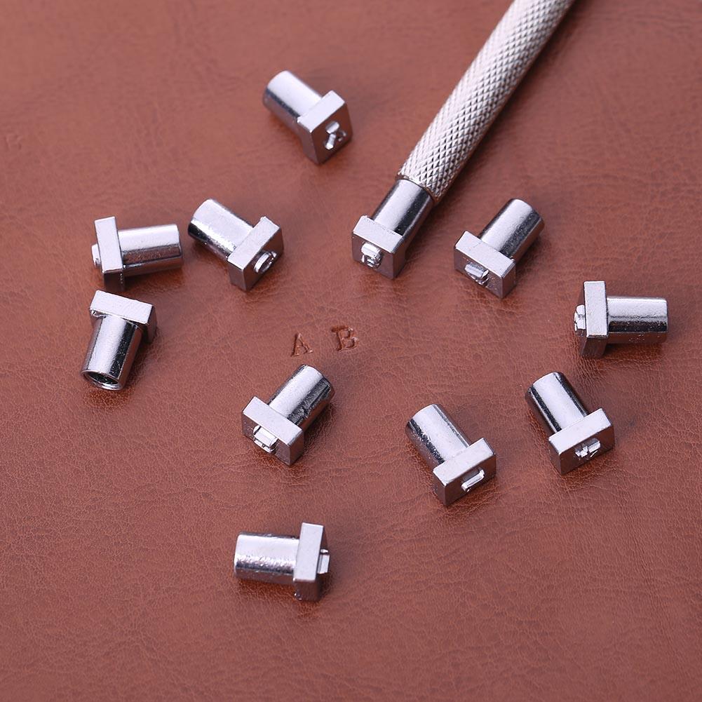 36pcs Stamps Letters Alphabet Numbers Set Punch Steel Metal Tool Craft 3mm