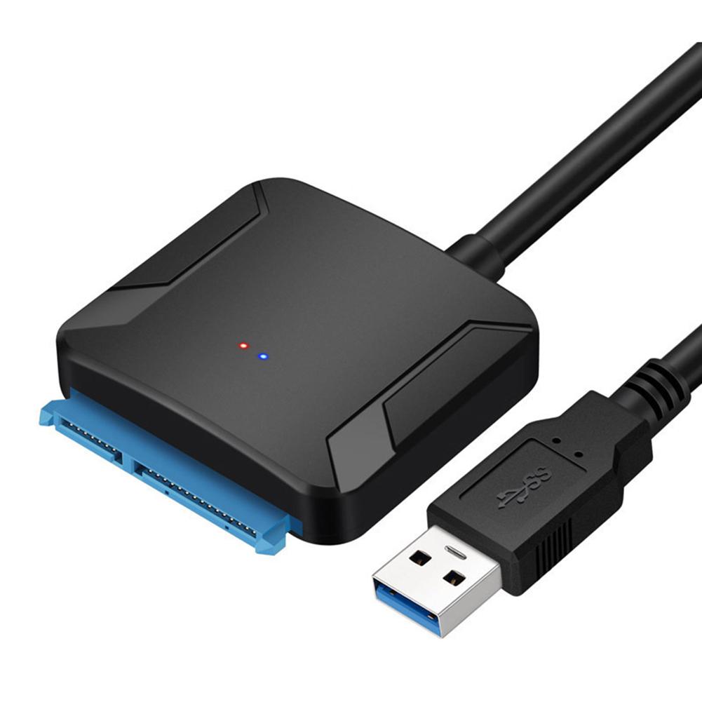 USB 2.0 to SATA 22pin Adapter Converter Cable for 2.5in HDD SSD Hard Drives NI5L