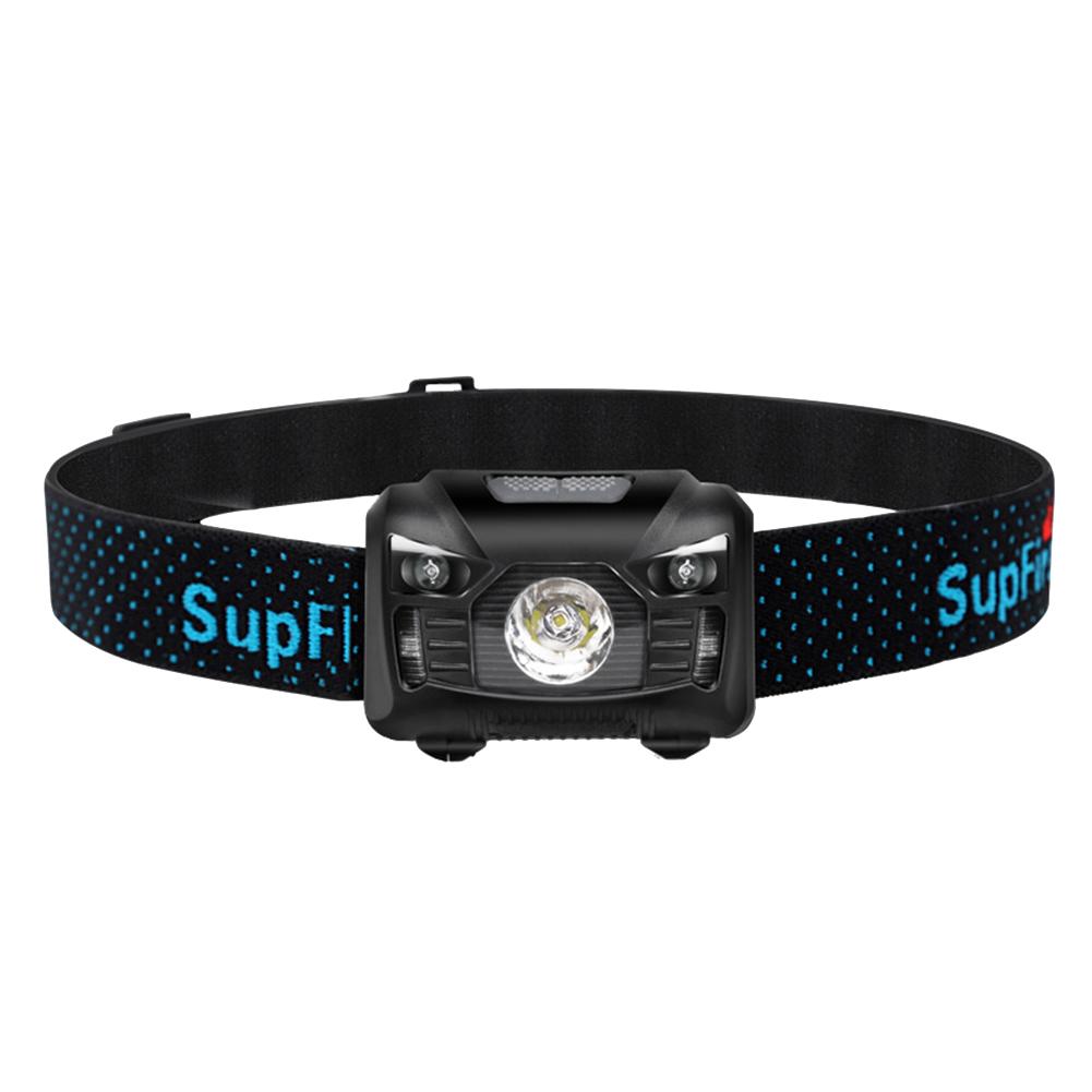 in.tec LED Kopflampe 80 Lumen Stirnlampe Scheinwerfer Headlight Batterie